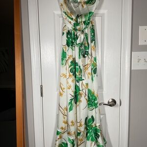 Maxi Dress tube top style flowy sz XS/Stan Smith